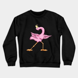 Flamingo at yoga Crewneck Sweatshirt